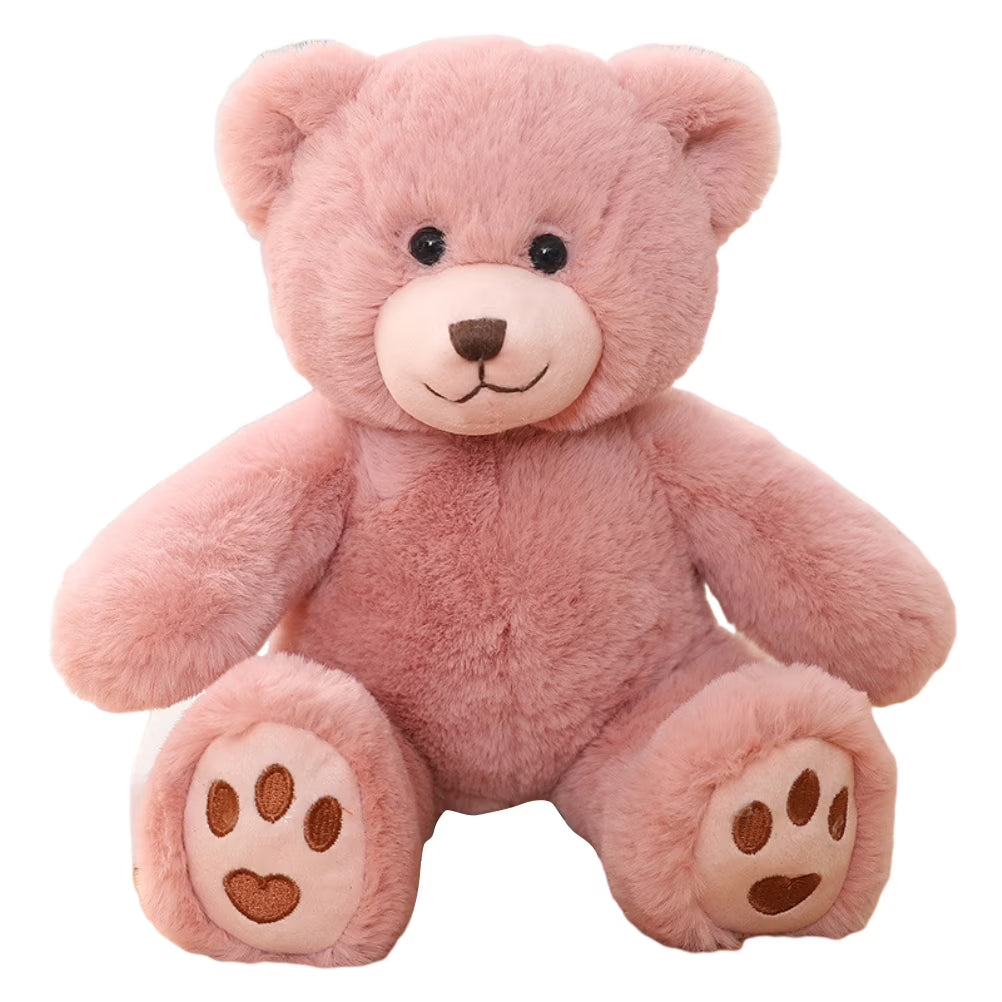 Teddy Bear Plush Toy with Pearl Chain Clasp Y8634