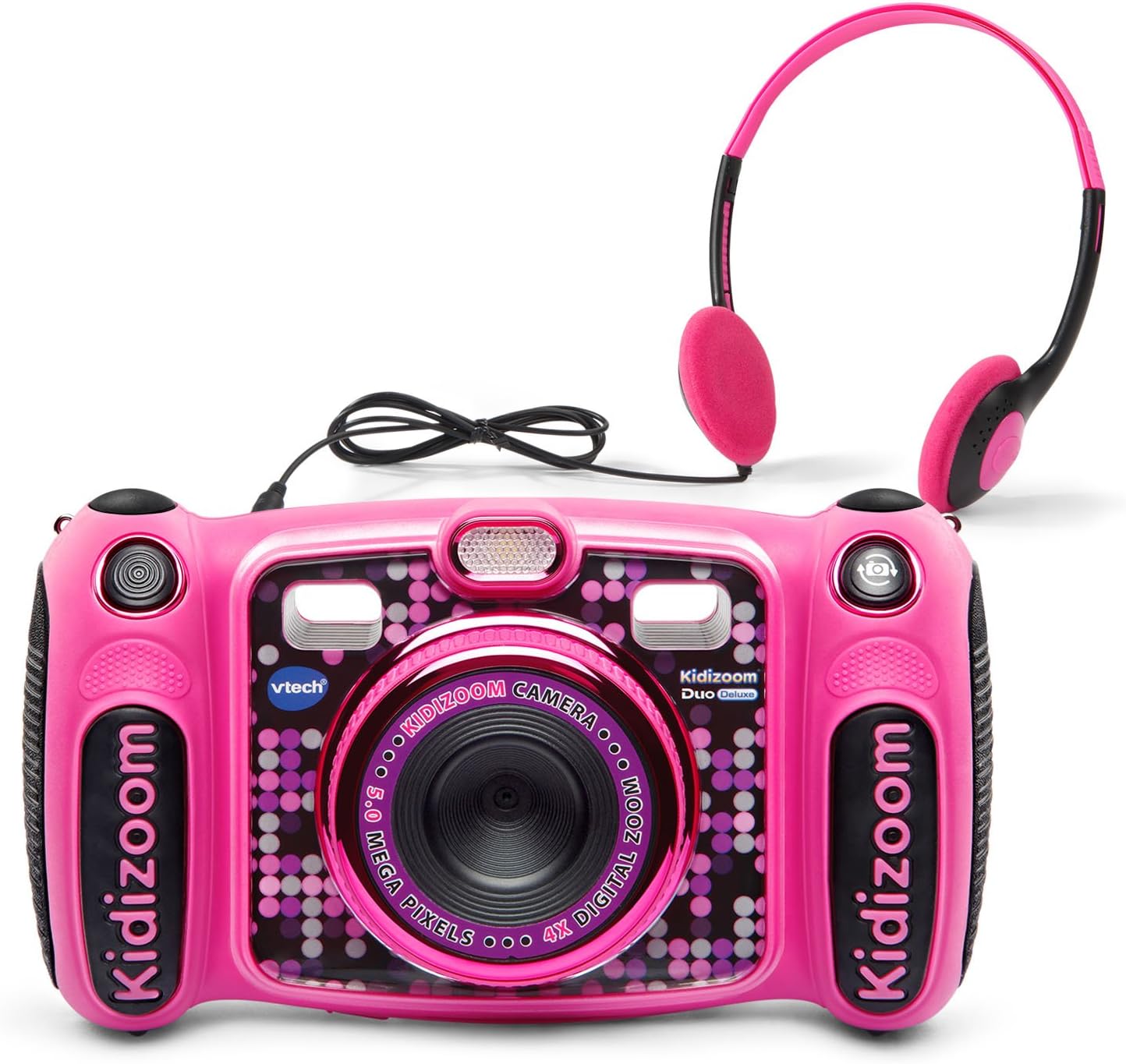 Pink Digital Selfie Camera with MP3 Player and Headphones X62577