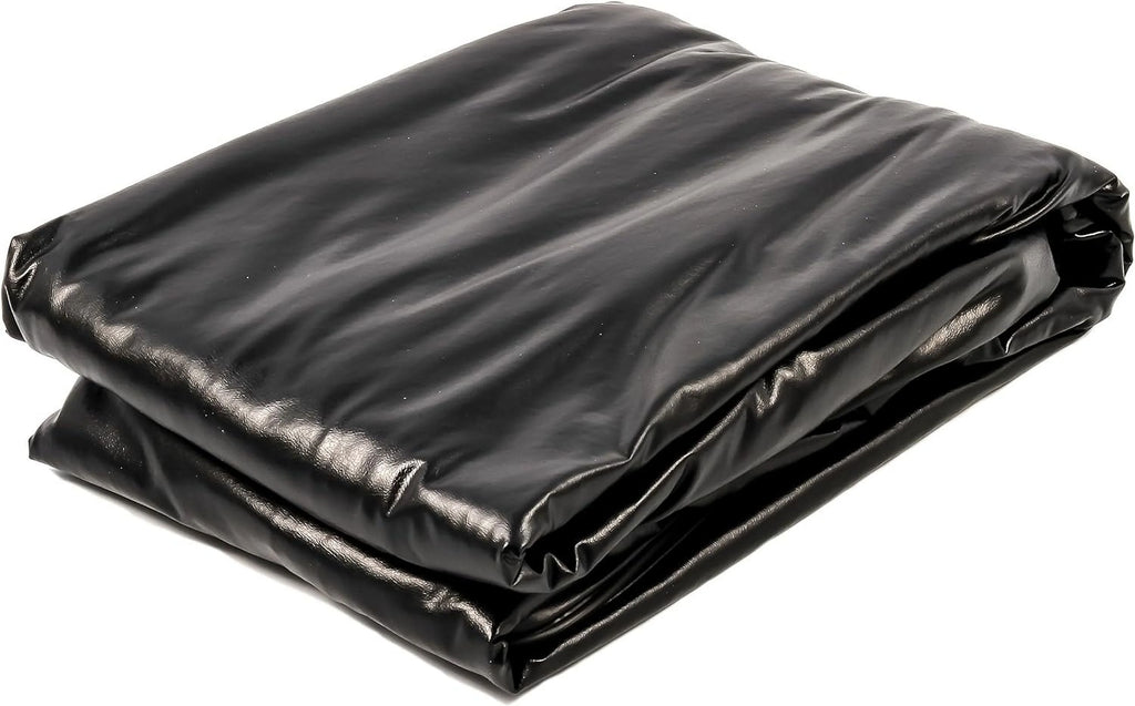 Black Heavy-Duty Vinyl AC Cover with Locking Draw Cord U28210