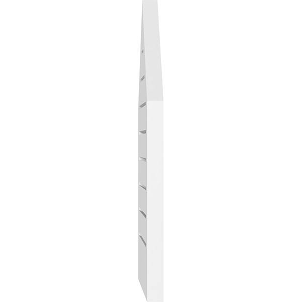 Peaked Top Surface Mount PVC Gable Vent H207