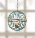 Blue Chandelier T7505
