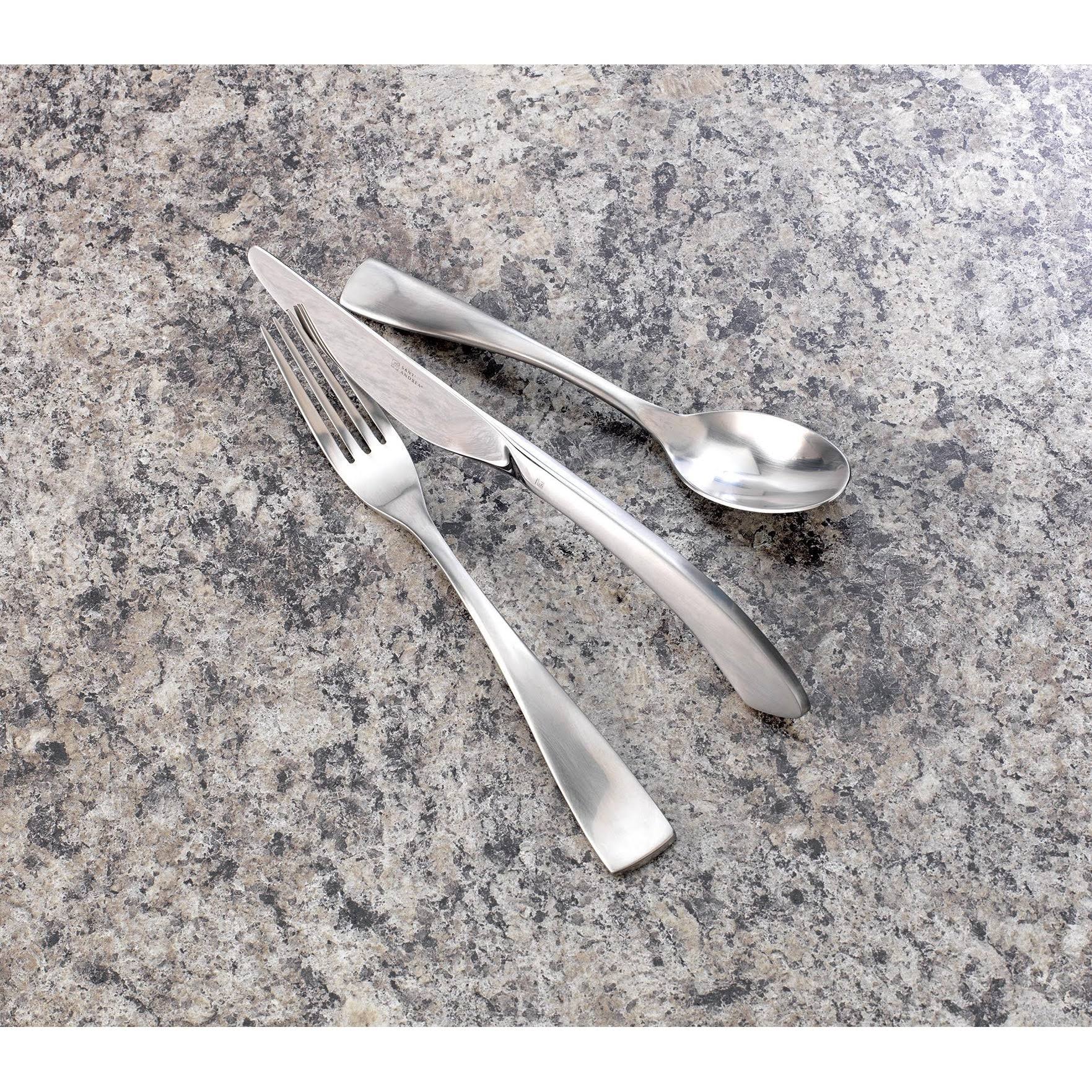 Stainless Steel Satin Table Forks, Set of 12 D3678