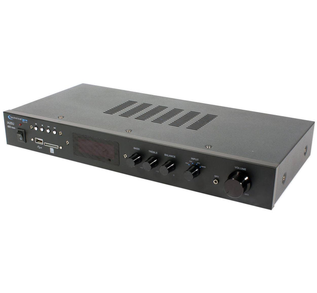 600 Watt Power Amplifier with USB and SD Card Inputs C228764