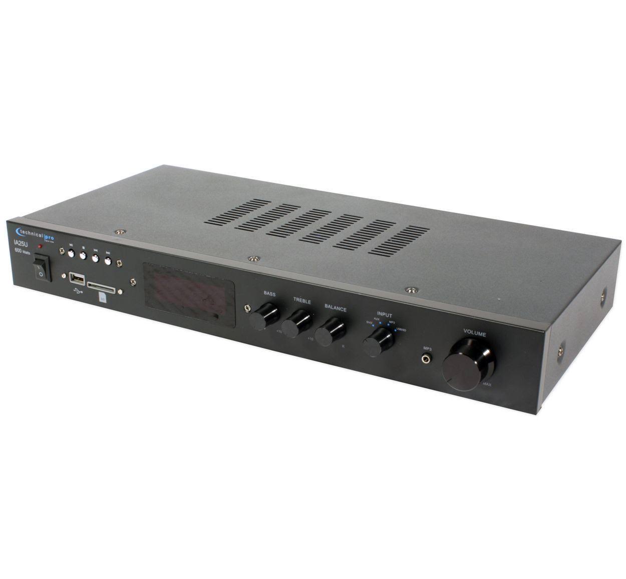 600 Watt Power Amplifier with USB and SD Card Inputs C228764