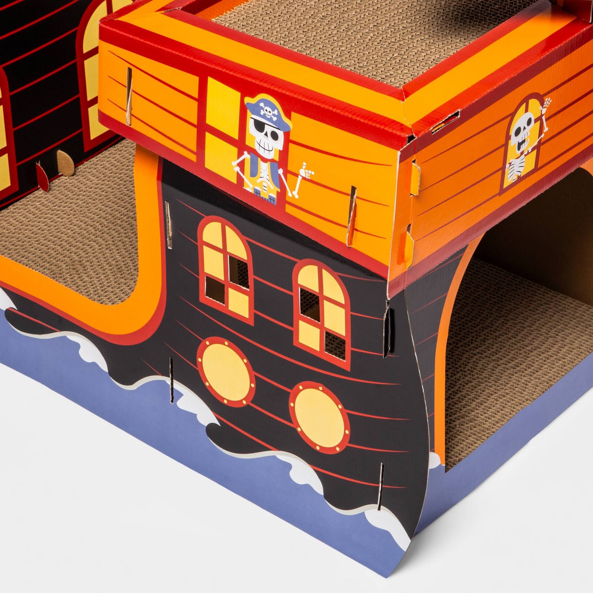Pirate Ship Cat Scratcher Toy O3598