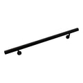 Aluminum Wall Handrail with Mounts, 12& Length, Black Sand B192327