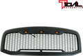 ABS Grille with Amber LED Lights Matte Black L96887