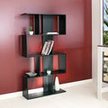 Black Geometric Bookcase E13519