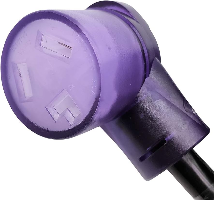 Dryer 3 Prong Extension Cord, NEMA 10-30, 30A, 250V, 7500W, Pack of 2 D8527
