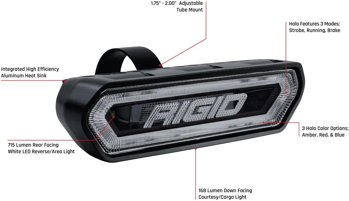 Chase Rear Facing LED Light R909