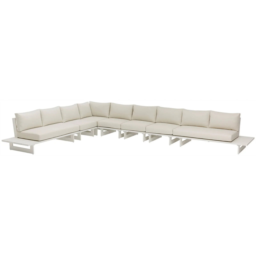 Cream Water Resisting Outdoor Modular Sectional W682