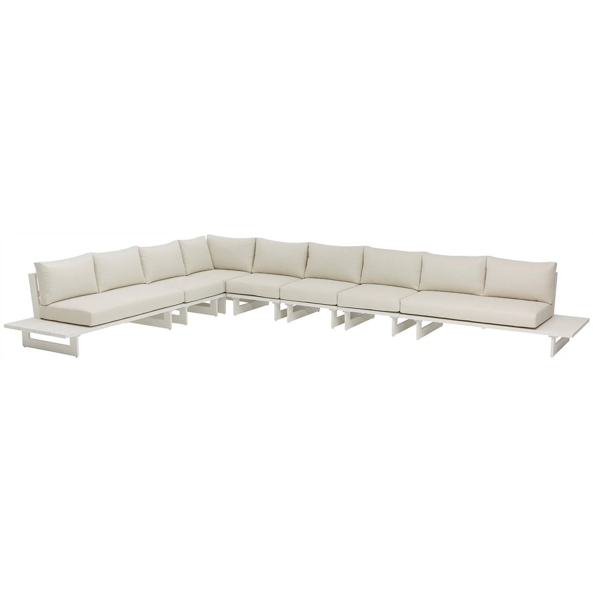 Cream Water Resisting Outdoor Modular Sectional W682