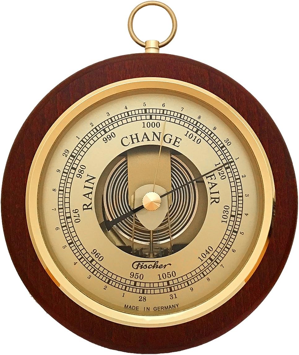 Brass-Mahogany Barometer H527