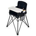 Grey Foldable Travel High Chair with Removable Tray and Carry Bag K9270