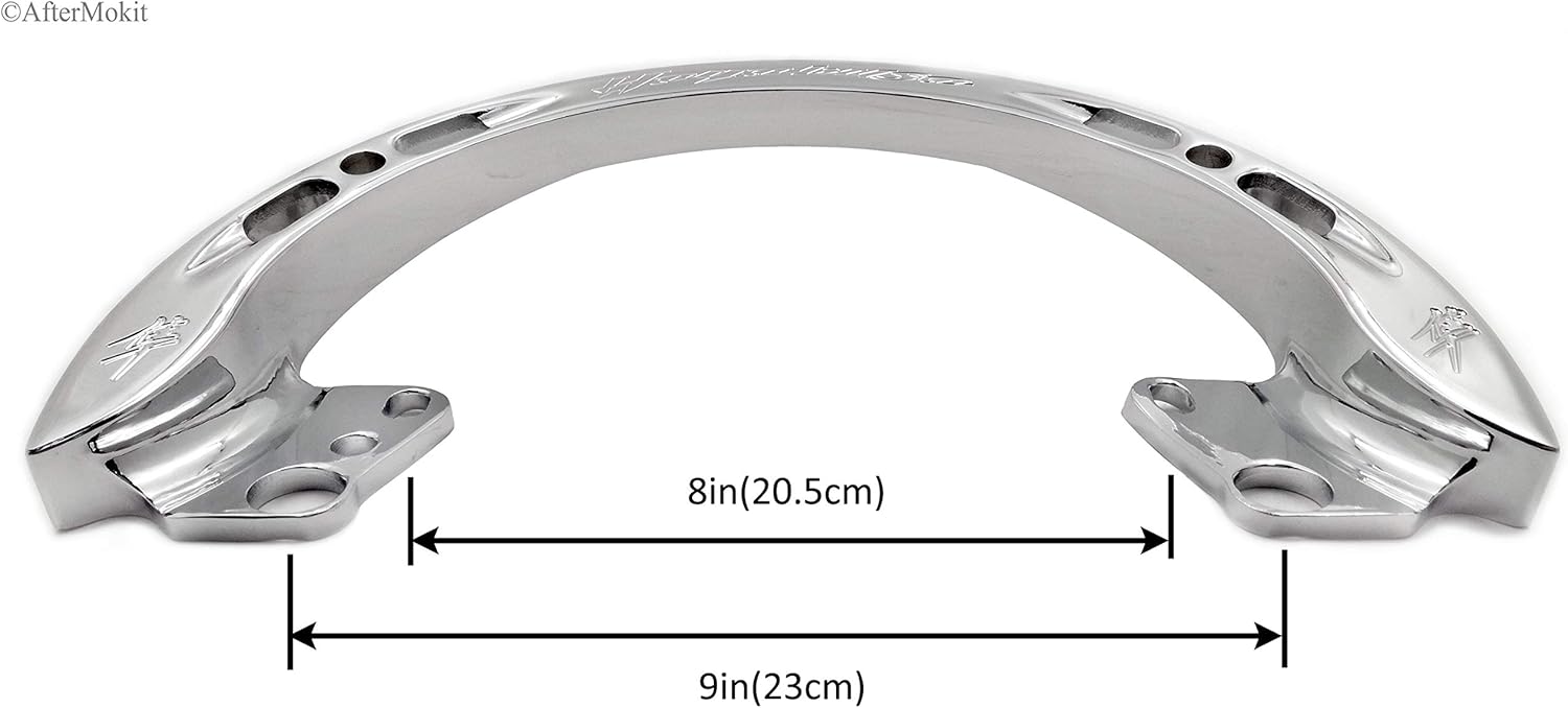 Chrome Rear Handle Rail Pack of 2 U275
