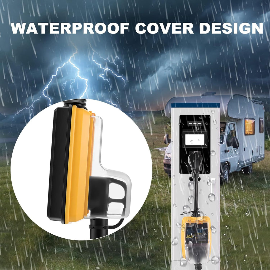 30 Amp RV Surge Protector with Waterproof Cover W208