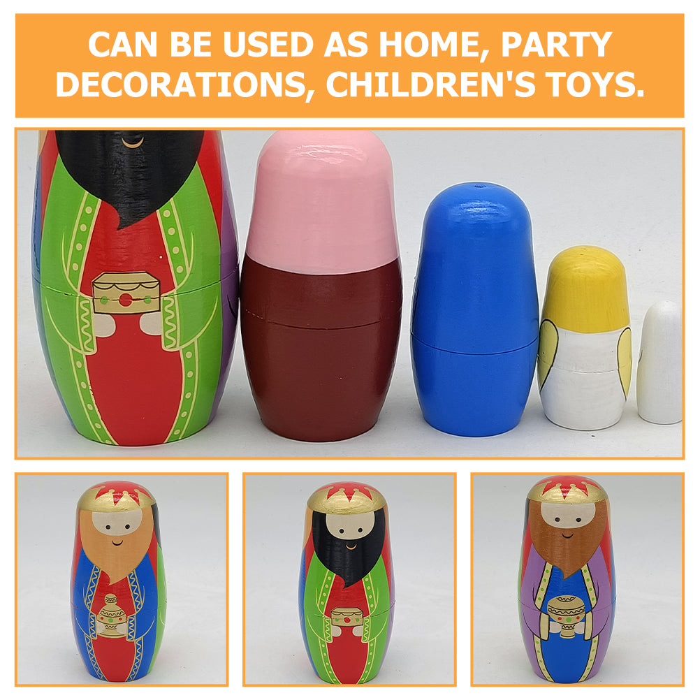 Painted Stacking Dolls S291