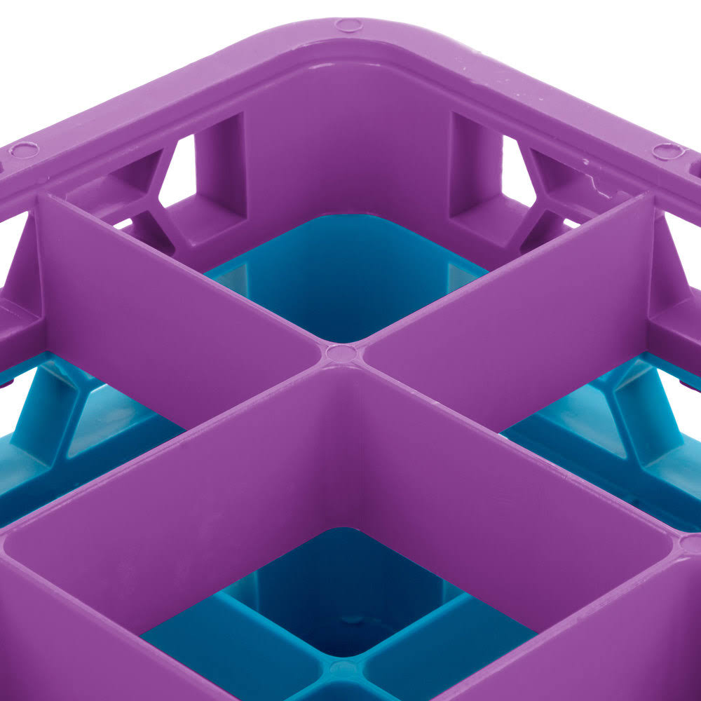 25 Compartment Lavender Glass Rack with 4 Extenders L14637