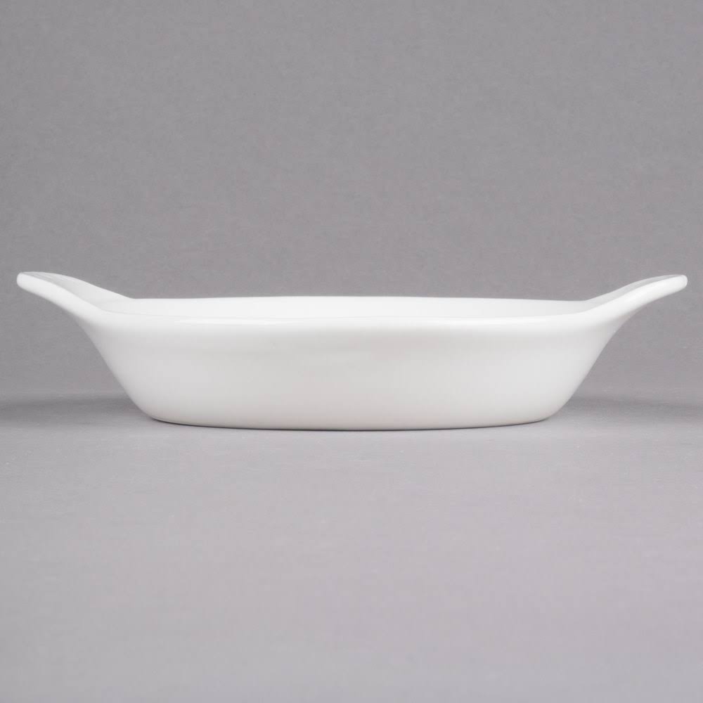 12 oz. Bone White Stoneware Shirred Egg Dish - 36/Case T291