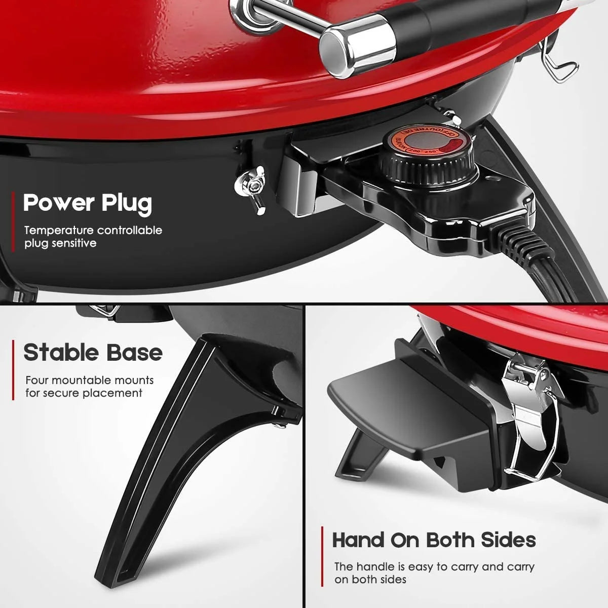 1600W Portable Electric Grill E856149