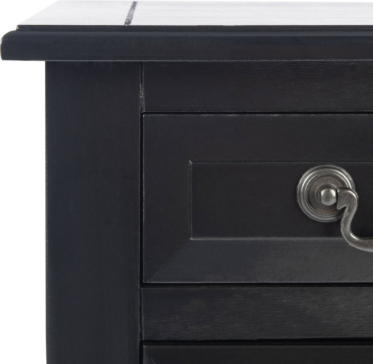 Black 3 Drawer Console Table E2087