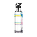 Stainless Steel Water Bottle with Straw Lid 20 OZ D4061