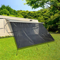 RV Awning Shade Screen with Zipper 8'X9'3'' Universal with Complete Kits C95662