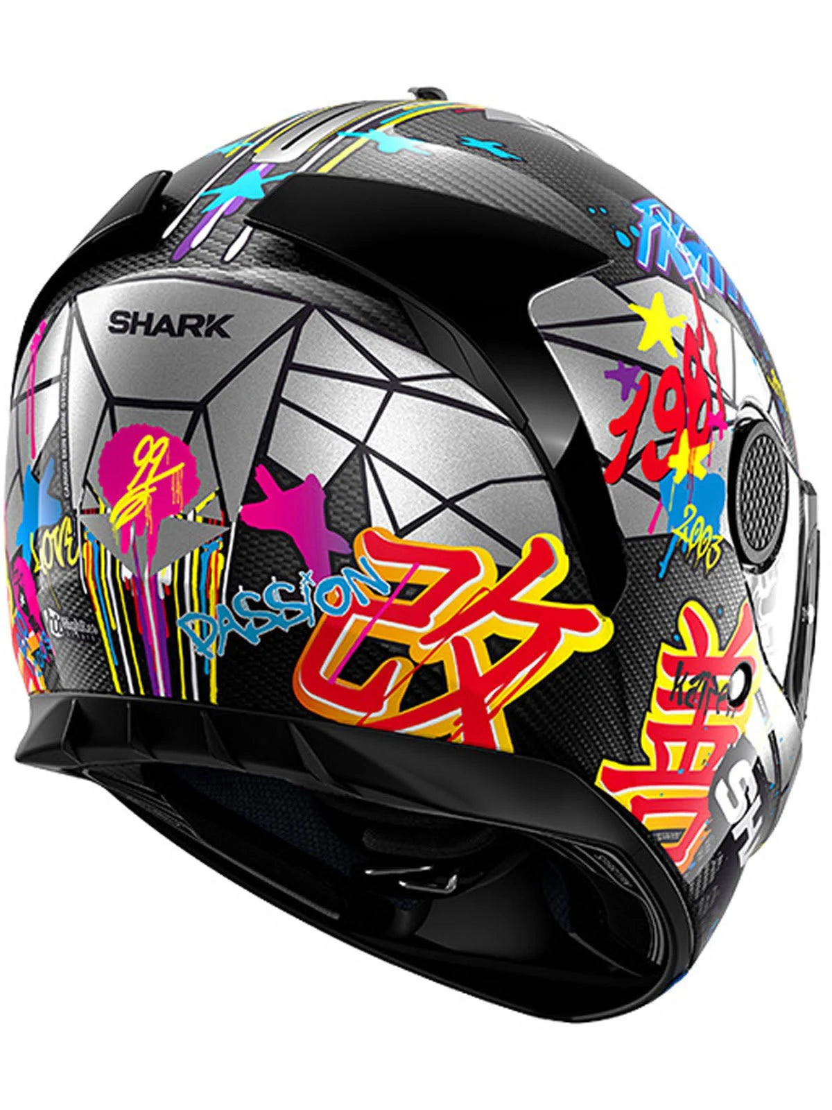 Carbon Glitter Red Motorcycle Helmet U564288