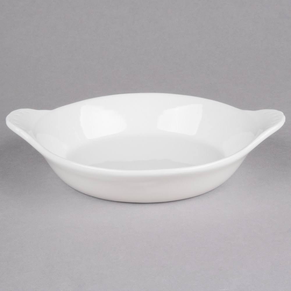 12 oz. Bone White Stoneware Shirred Egg Dish - 36/Case T291
