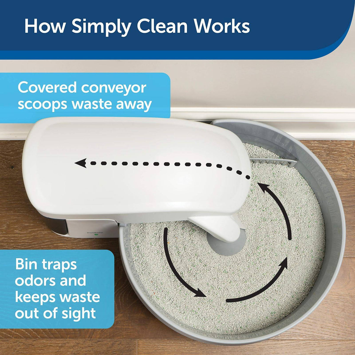 Self-Cleaning Automatic Cat Litter Box W26898
