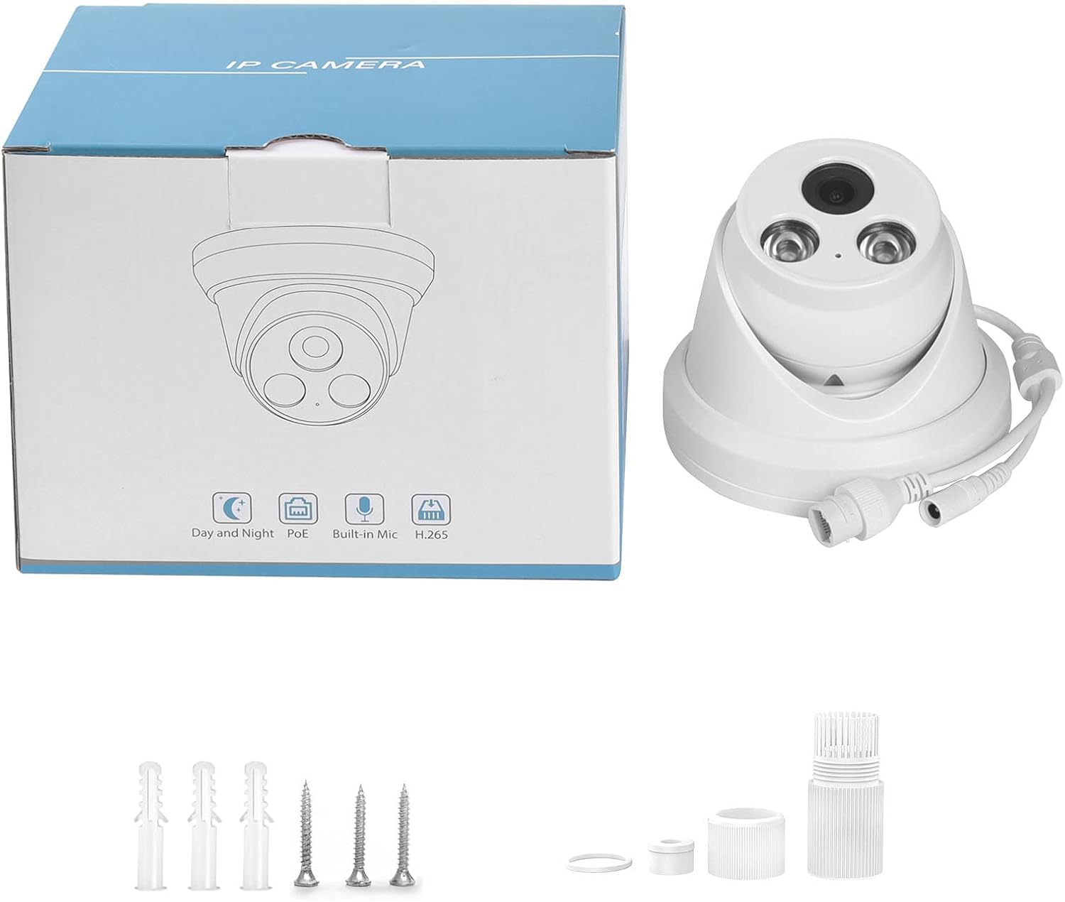 5MP Outdoor PoE IP Turret Camera with 2.8mm Lens C31920