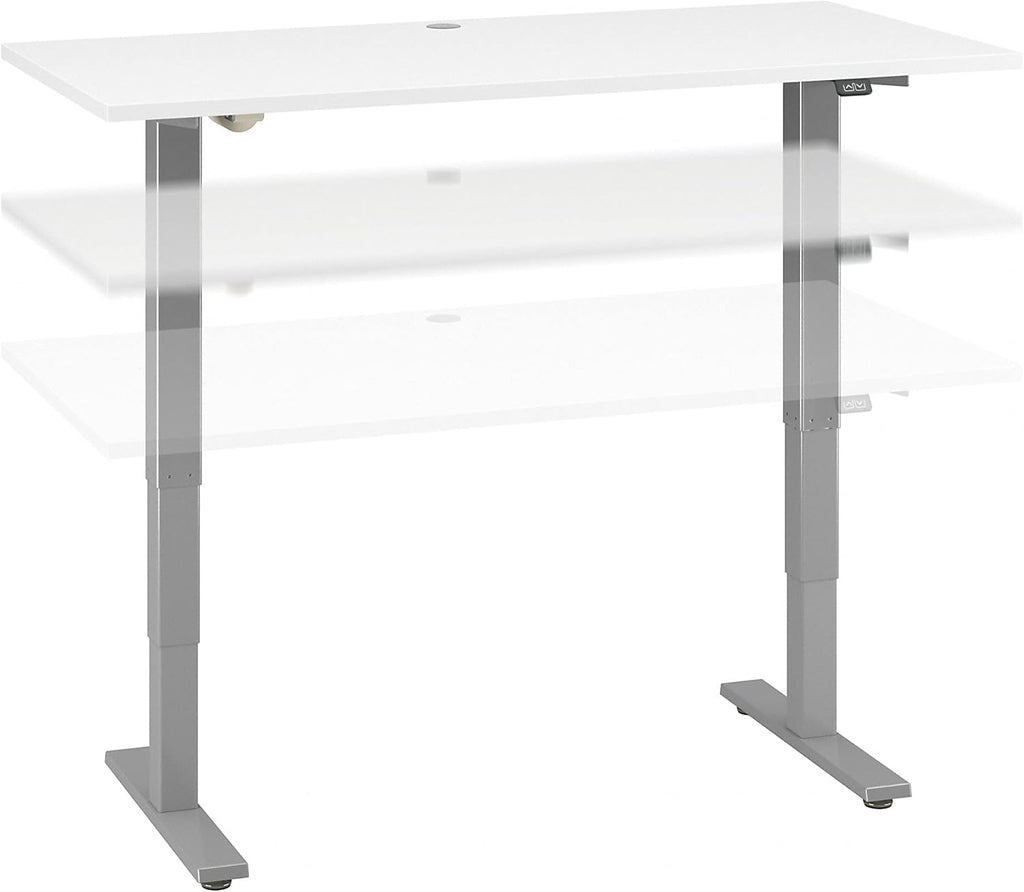 White Electric Height Adjustable Standing Desk N183214
