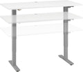 White Electric Height Adjustable Standing Desk N183214