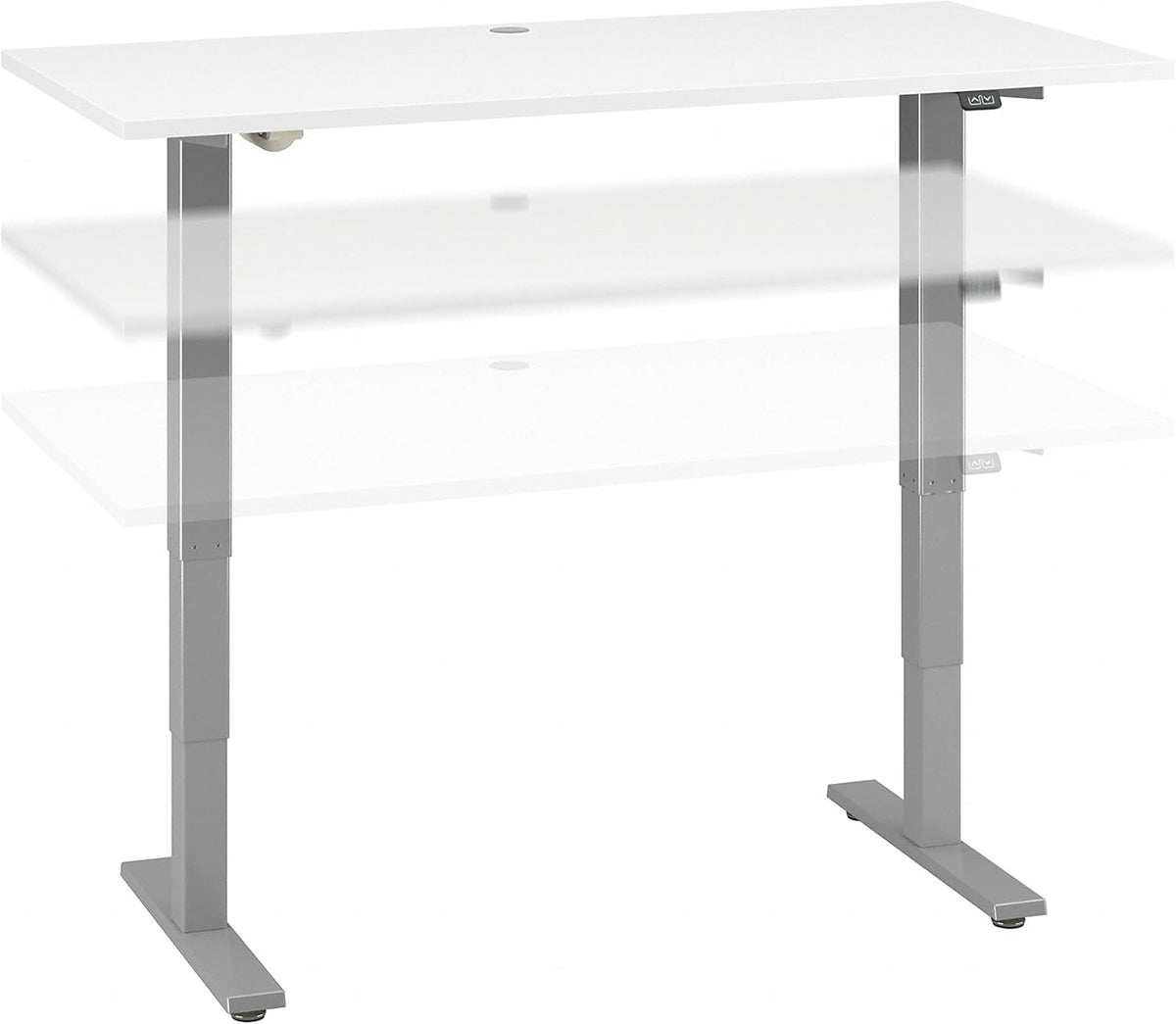 White Electric Height Adjustable Standing Desk N183214