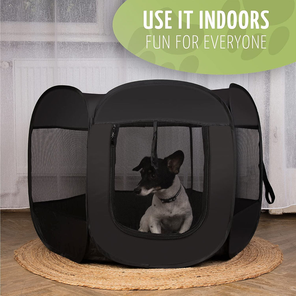 Medium Size Pop-Up Mesh Pet Playpen Tent Q5003