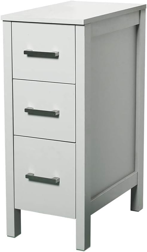 3 Drawers MDF Wood Vertical Dresser Storage Tower Z55340