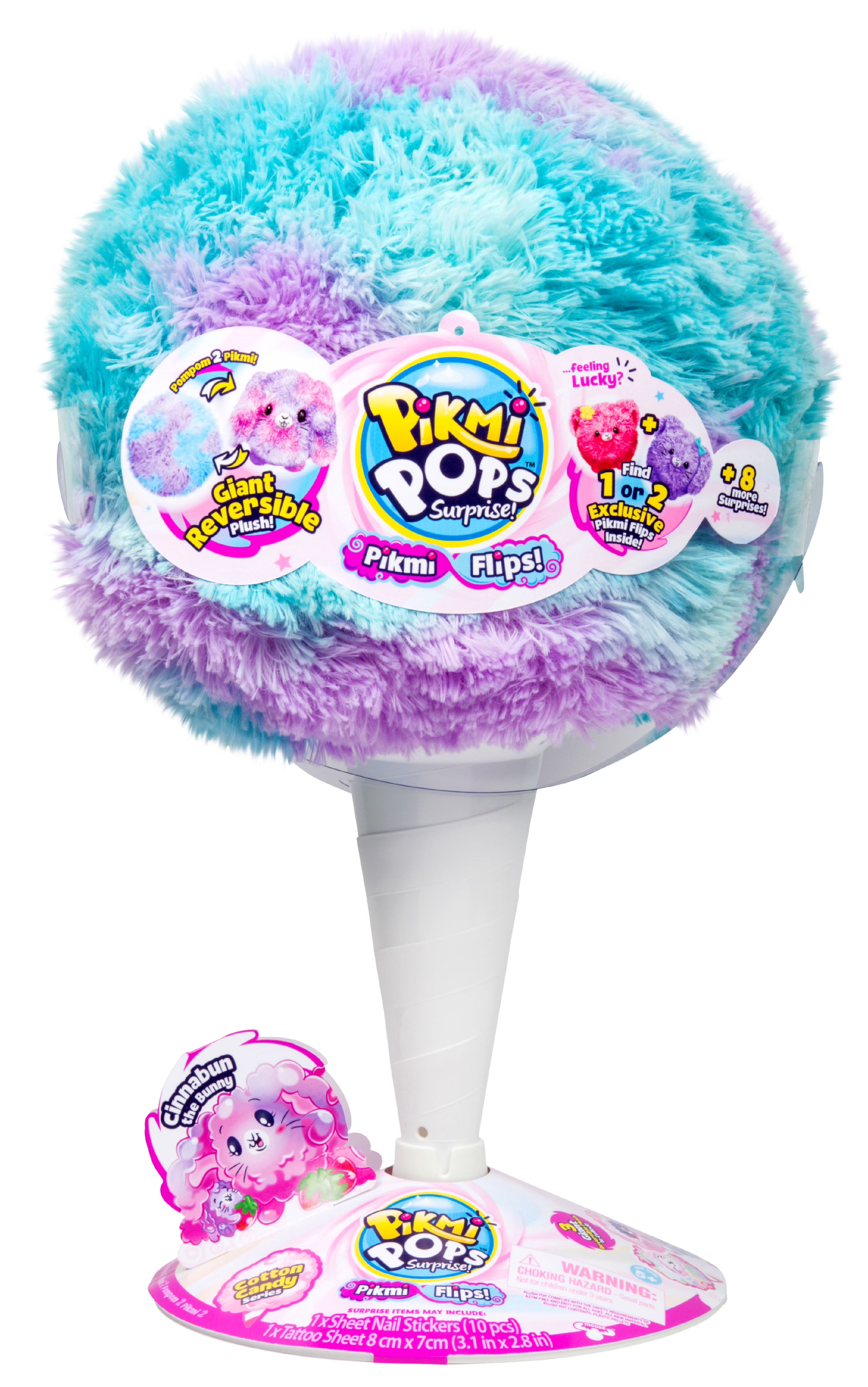 Giant Pikmi Flips Plush with 1-2 Medium Plush Z371