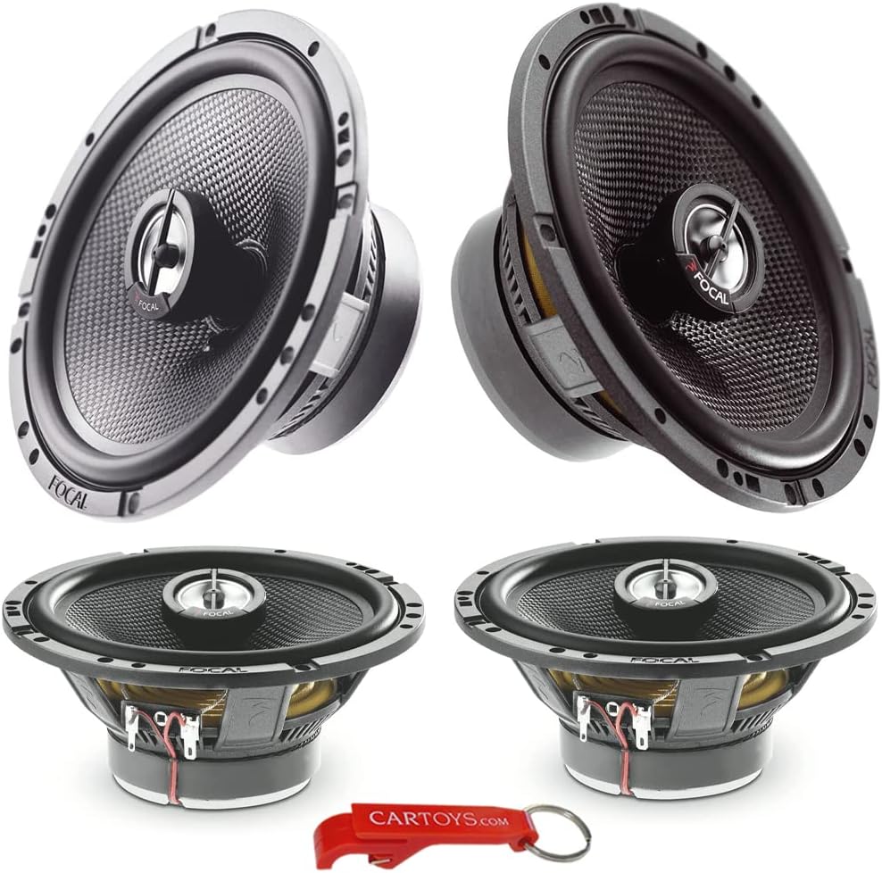 Car Audio Speakers 4-Pack Bundle, 2-Way 6.5-inch Coaxials L34953