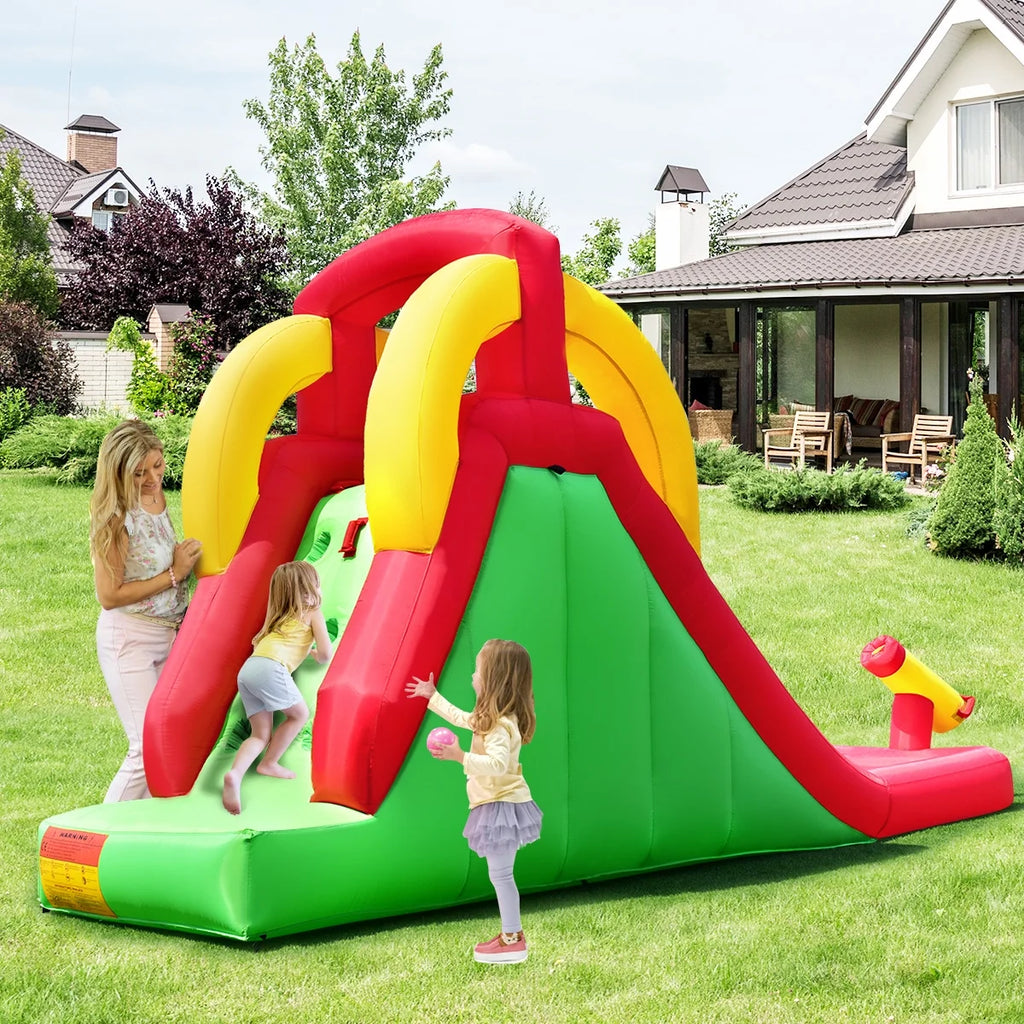 Inflatable Water Slide Bounce House with 550W Blower F785349