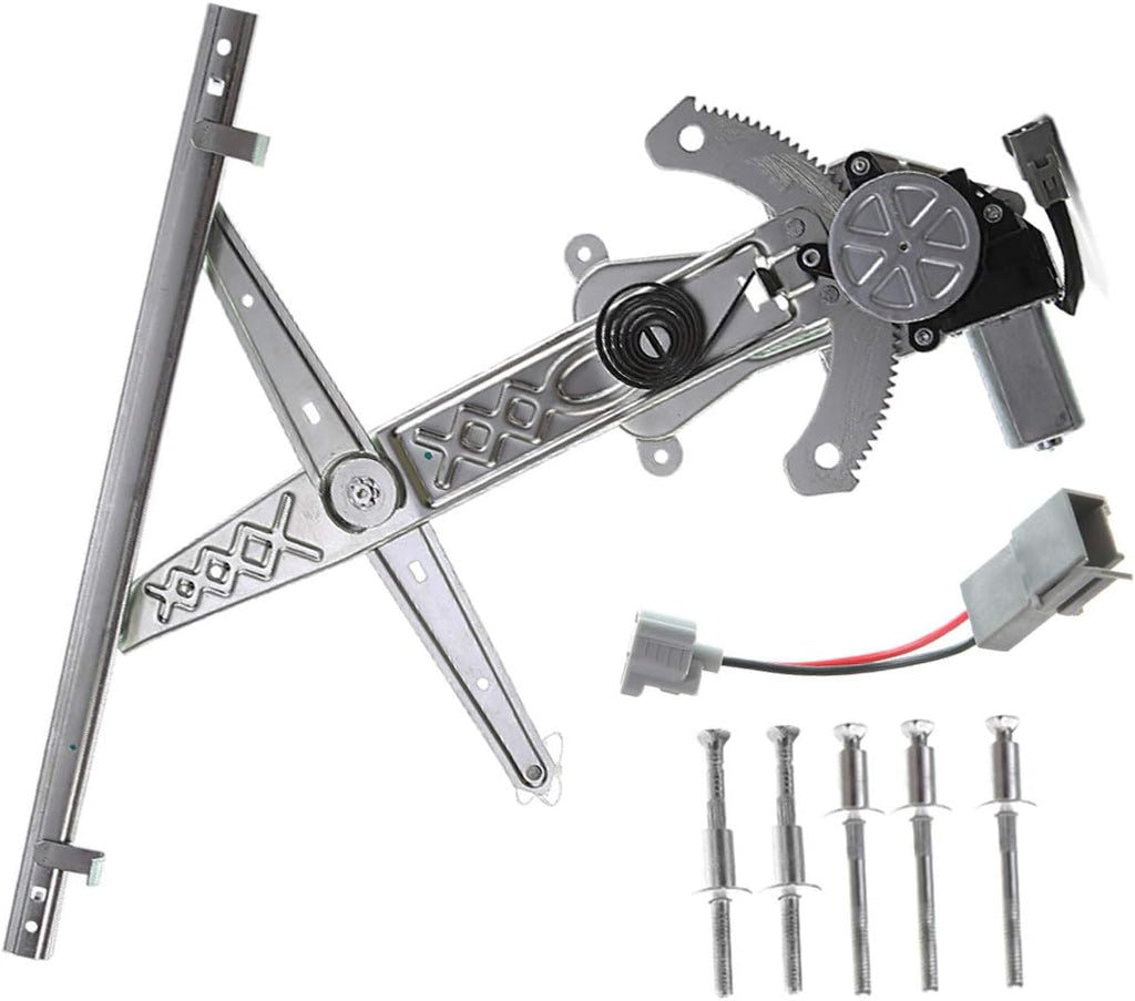Electric Power Window Regulator with Motor Front Right Passenger Side Pack of 2 A67103
