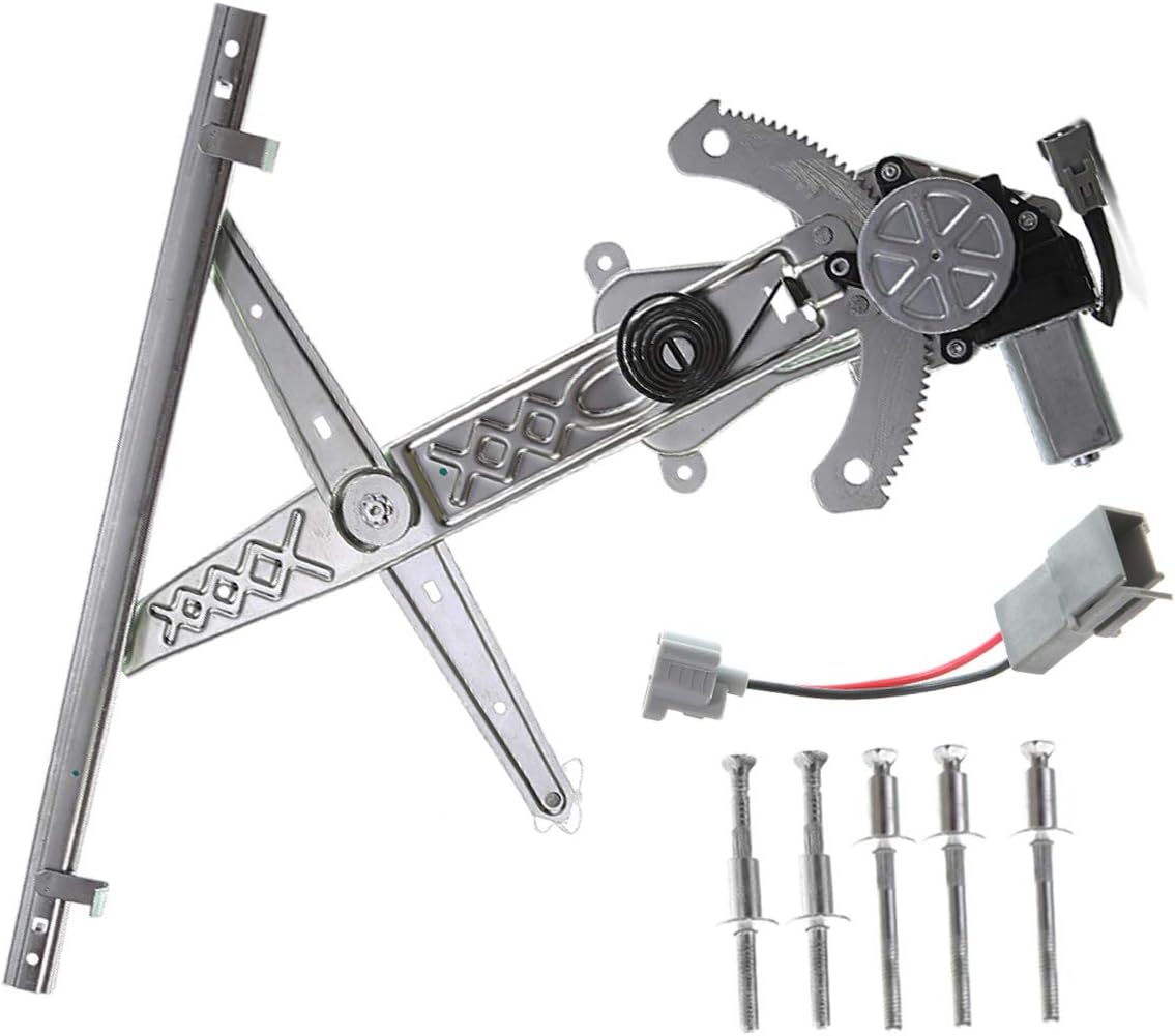 Electric Power Window Regulator with Motor Front Right Passenger Side Pack of 2 A67103