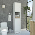 14.3'' W x 67.8'' H x 16'' D Linen Cabinet White A16776