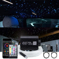 16W Fiber Optic Star Ceiling Light Kit with 150pcs 0.75mm 6.5ft Fiber Optical Cable Strands O719243