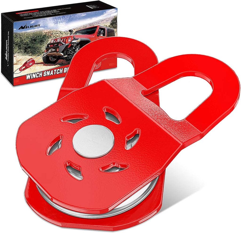 10 Ton Winch Snatch Block Towing Pulley, 22,000 LBS Capacity F5093