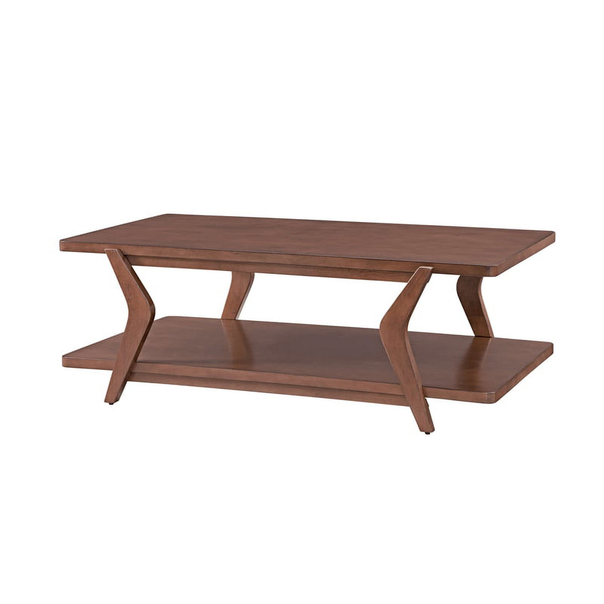 Brown Walnut Wood Cocktail Table P4637