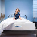 10 inch Gel Memory Foam Mattress, California King, White S7148