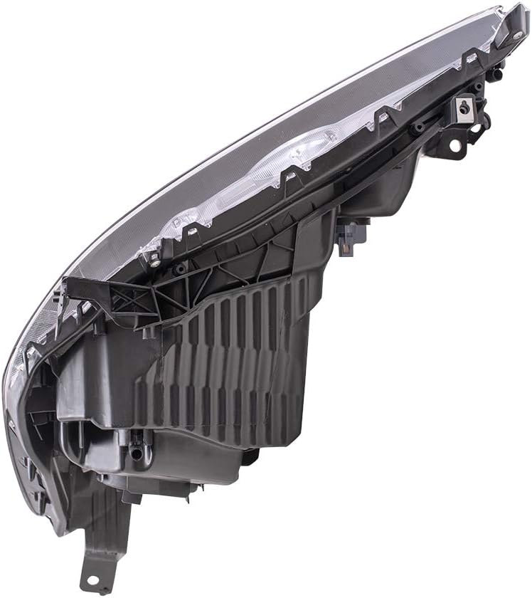 Replacement Driver and Passenger Headlights with Grey Bezels H714055