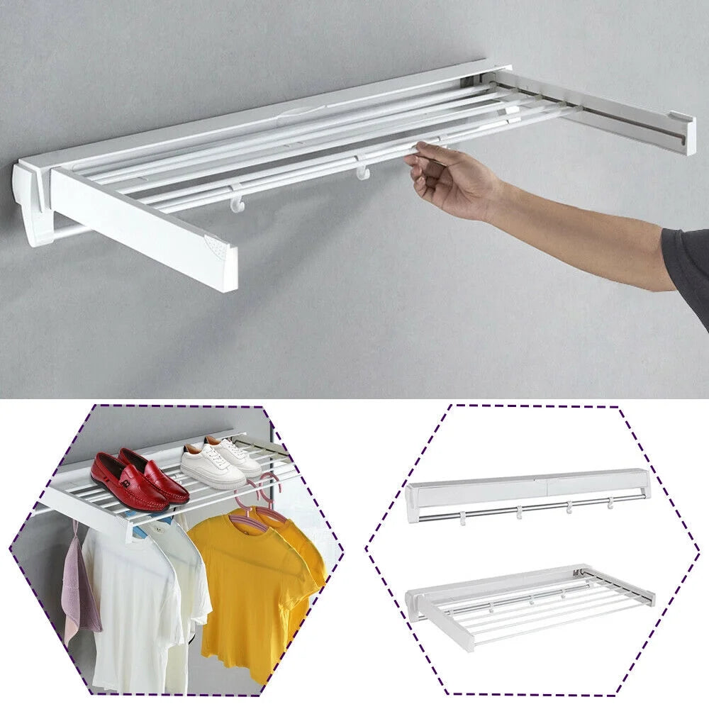 Wall Mounted Retractable Drying Rack L808