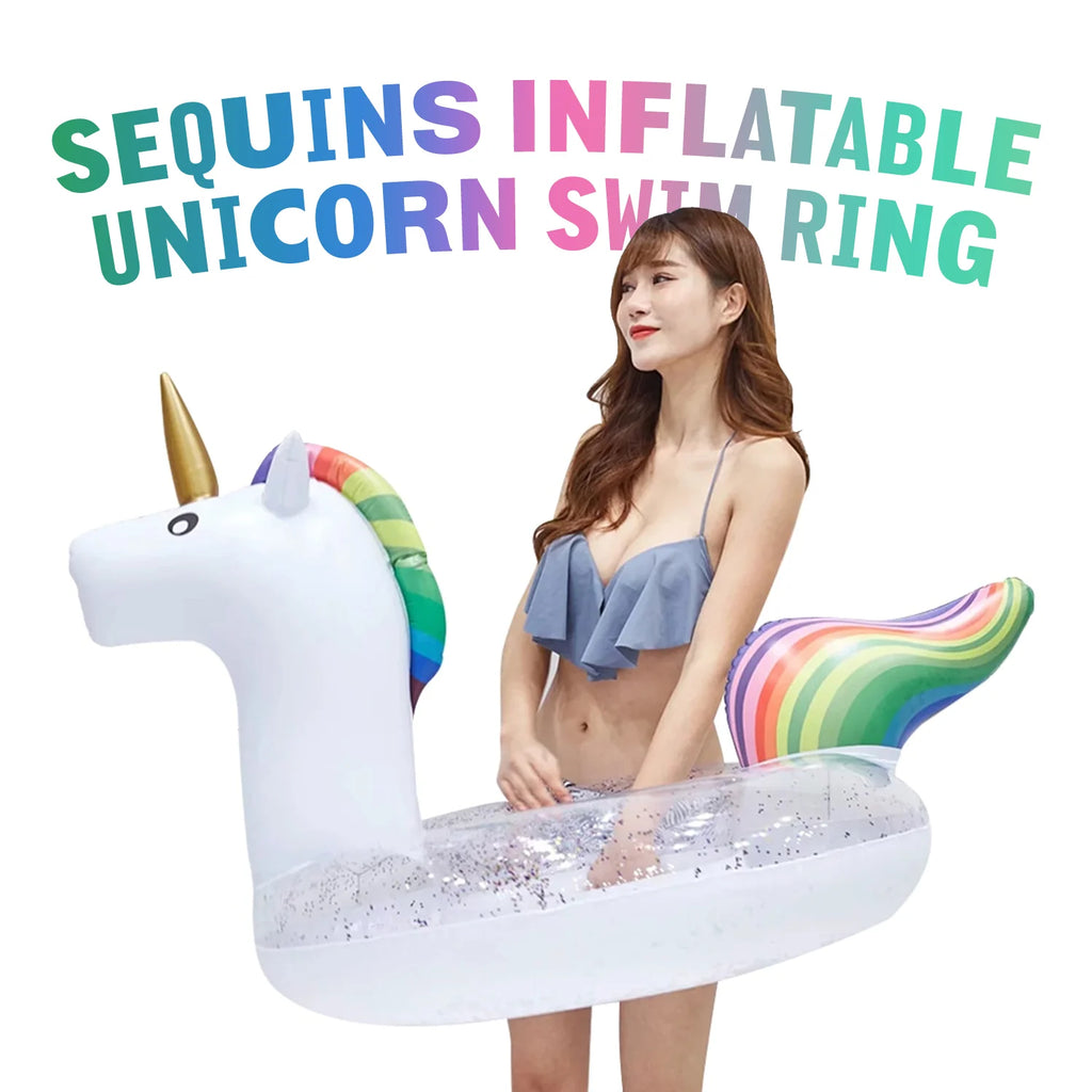 Inflatable Sea Horse Swimming Ring 48 inc F573025