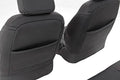 Black Neoprene Seat Cover Set Front Rear L786